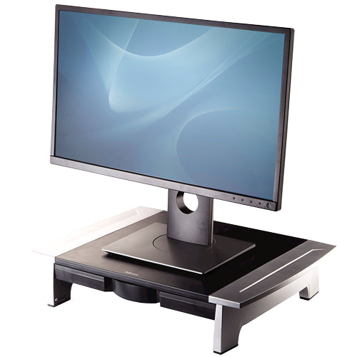 Fellowes Office Suites 71,1 cm (28") Skrivebord Sort, Sølv