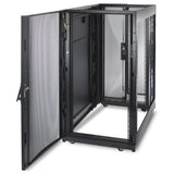APC NetShelter SX 24U 600mm x 1070mm Deep Enclosure Fritstående reol Sort