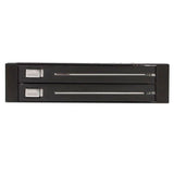 StarTech.com HSB220SAT25B drive bay panel 8,89 cm (3.5") Kantpanel Sort