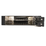 StarTech.com HSB220SAT25B drive bay panel 8,89 cm (3.5") Kantpanel Sort