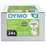DYMO LW - Large Address Labels - 36 x 89 mm - S0722390 Hvid Selvklæbende printeretiket