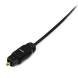 StarTech.com THINTOS15 lydkabel 4,6 m Toslink Sort