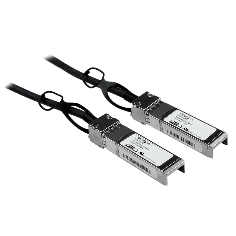 StarTech.com SFPCMM1M InfiniBand og fiberoptisk kabel 1 m SFP+ Sort