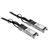 StarTech.com SFPCMM2M InfiniBand og fiberoptisk kabel 2 m SFP+ Sort