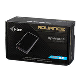 i-tec MYSAFE35U401 drevkabinet HDD kabinet Sort, Metallic 3.5"
