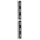 APC AR7585 kabelkanal Lige kabelbakke Sort