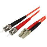 StarTech.com 50FIBLCST1 InfiniBand og fiberoptisk kabel 1 m LC ST Orange