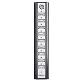Manhattan 161572 interface hub USB 2.0 480 Mbit/s Sort, Sølv