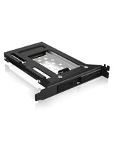 ICY BOX IB-2207StS 8,89 cm (3.5") Opbevaring drev bakke Sort