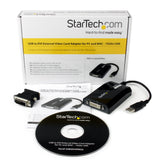 StarTech.com USB2DVIPRO2 USB grafisk adapter 1920 x 1200 pixel Sort
