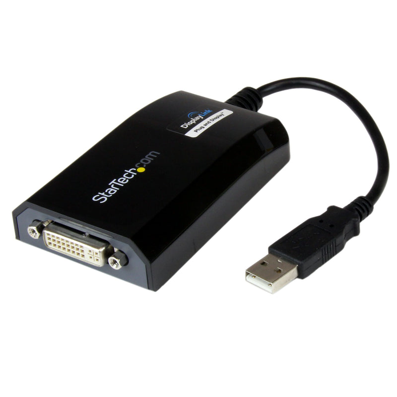StarTech.com USB2DVIPRO2 USB grafisk adapter 1920 x 1200 pixel Sort