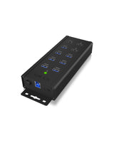 ICY BOX IB-HUB1703-QC3 USB 3.2 Gen 1 (3.1 Gen 1) Type-B 5000 Mbit/s Sort