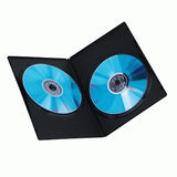 Hama DVD Slim Double-Box 10, Black 2 diske Sort