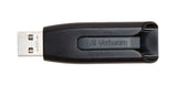 Verbatim V3 USB-nøgle 128 GB USB Type-A 3.2 Gen 1 (3.1 Gen 1) Sort