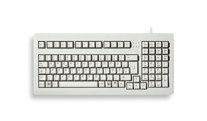 CHERRY G80-1800 tastatur Universel USB QWERTZ Tysk Grå