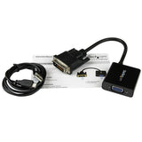 StarTech.com DVI2VGAE videokabel adapter 0,19 m Sort
