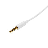 StarTech.com MU2MMMSWH lydkabel 2 m 3.5mm Hvid