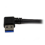 StarTech.com USB 3.0A - USB 3.0B, 1m USB-kabel USB 3.2 Gen 1 (3.1 Gen 1) USB A Micro-USB B Sort