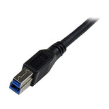 StarTech.com USB 3.0A - USB 3.0B, 1m USB-kabel USB 3.2 Gen 1 (3.1 Gen 1) USB A Micro-USB B Sort