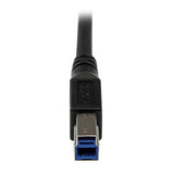 StarTech.com USB 3.0A - USB 3.0B, 1m USB-kabel USB 3.2 Gen 1 (3.1 Gen 1) USB A Micro-USB B Sort