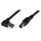 StarTech.com USB 3.0A - USB 3.0B, 1m USB-kabel USB 3.2 Gen 1 (3.1 Gen 1) USB A Micro-USB B Sort