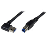 StarTech.com USB 3.0A - USB 3.0B, 1m USB-kabel USB 3.2 Gen 1 (3.1 Gen 1) USB A Micro-USB B Sort