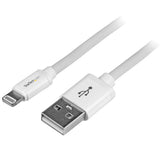 StarTech.com USBLT2MW Lightning kabel 2 m Hvid