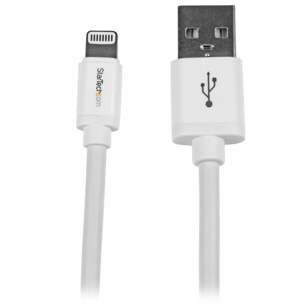 StarTech.com USBLT2MW Lightning kabel 2 m Hvid
