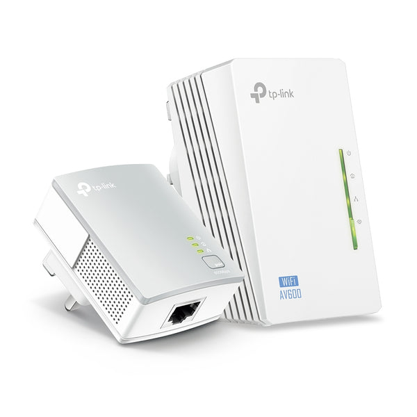 TP-Link TL-WPA4220 KIT 600 Mbit/s Ethernet LAN Wi-Fi Hvid 2 stk
