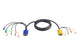 ATEN 2L-5303P KVM-kabel Sort 3 m