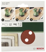 Bosch 2609256A25 5 stk Slibepude