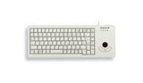 CHERRY XS Trackball tastatur Universel USB QWERTZ Tysk Grå