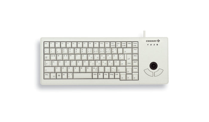 CHERRY XS Trackball tastatur Universel USB QWERTZ Tysk Grå