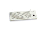 CHERRY XS Trackball tastatur Universel USB QWERTY US engelsk Grå