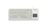 CHERRY XS Touchpad tastatur Universel USB QWERTZ Tysk Grå