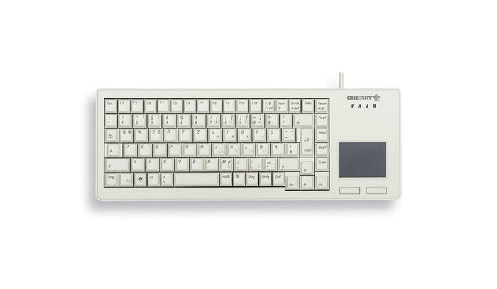 CHERRY XS Touchpad tastatur Universel USB QWERTZ Tysk Grå