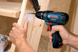Bosch GSR 10,8-2-LI Professional Nøglefri Sort, Blå, Rød