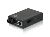 LevelOne FVT-2001 netværksomformer til medie 100 Mbit/s 1310 nm Multitilstand Sort