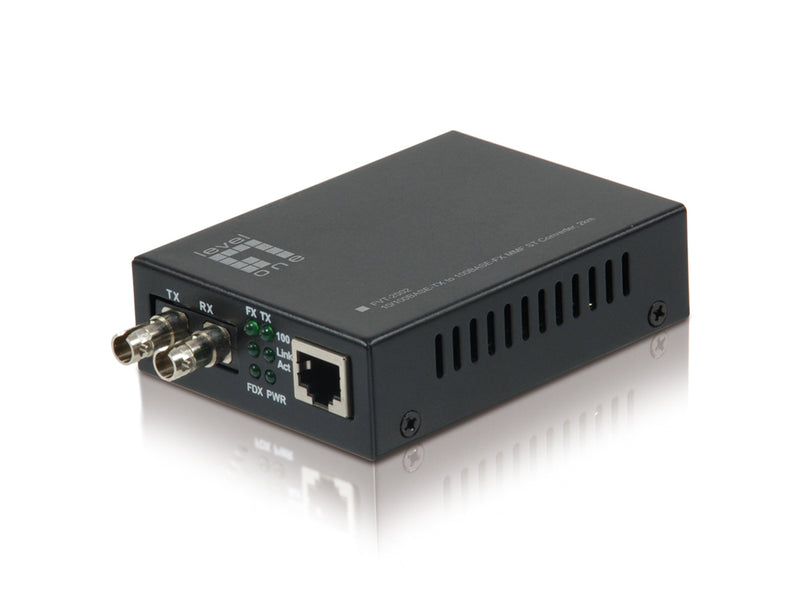 LevelOne FVT-2002 netværksomformer til medie 100 Mbit/s 1310 nm Sort
