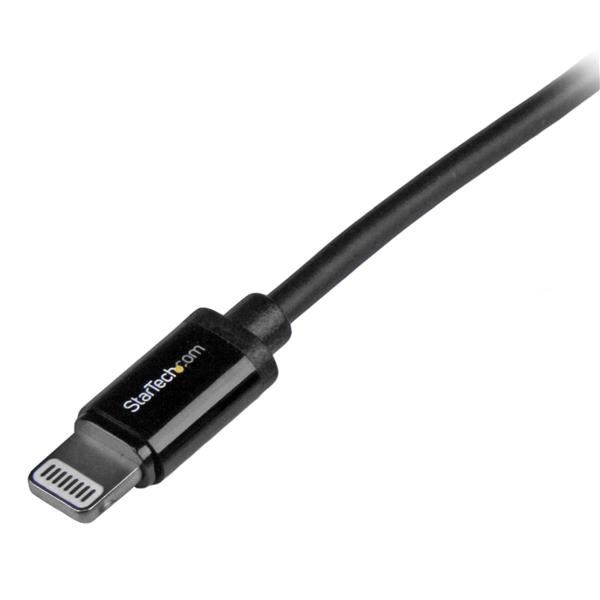 StarTech.com USBLT1MB Lightning kabel 1 m Sort