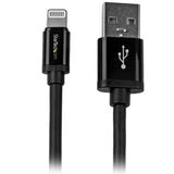 StarTech.com USBLT2MB Lightning kabel 2 m Sort