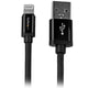 StarTech.com USBLT2MB Lightning kabel 2 m Sort