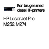 HP 201A Black Original LaserJet Toner Cartridge tonerpatron 1 stk