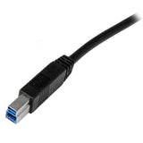 StarTech.com USB3CAB2M USB-kabel USB 3.2 Gen 1 (3.1 Gen 1) 2 m USB A USB B Sort