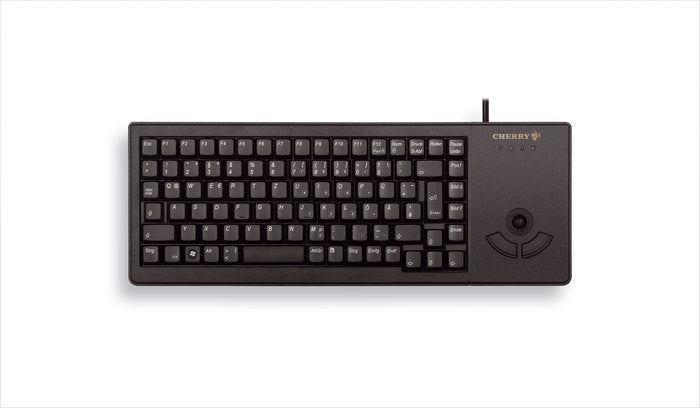 CHERRY XS Trackball tastatur Universel USB QWERTY US engelsk Sort