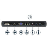 StarTech.com USB3SDOCKHDV dockingstation Ledningsført USB 3.2 Gen 1 (3.1 Gen 1) Type-B Sort