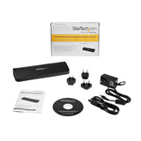 StarTech.com USB3SDOCKHDV dockingstation Ledningsført USB 3.2 Gen 1 (3.1 Gen 1) Type-B Sort