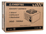 Chieftec Smart GPS-600A8 enhed til strømforsyning 600 W 20+4 pin ATX ATX Sort