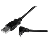 StarTech.com 1m USB2.0 A - micro B m/m USB-kabel USB A Micro-USB B Sort