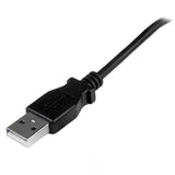StarTech.com 1m USB2.0 A - micro B m/m USB-kabel USB A Micro-USB B Sort